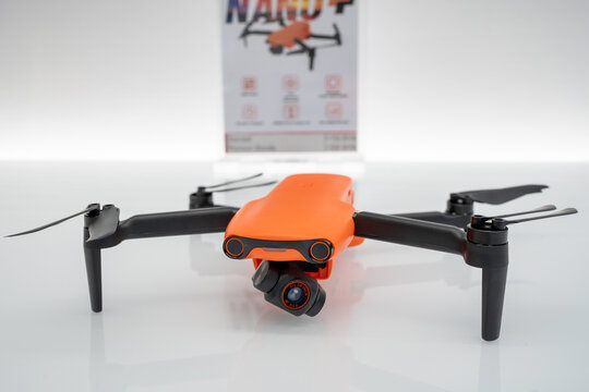 AUTEL EVO Nano Plus drone on display in store. Minsk, Belarus, 2022