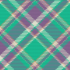 Seamless pattern of scottish tartan plaid. Repeatable background with check fabric texture. Vector backdrop striped textile print.