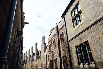 Line of old brick chimneys, Cambridge.