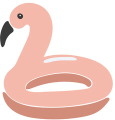 summer flamingo ball PNG, summer pool party element, sea Png, flamingo png