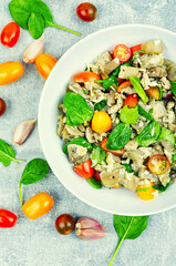 Homemade eggplant salad