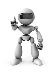 Fototapeta premium 意思決定した人工知能のロボット