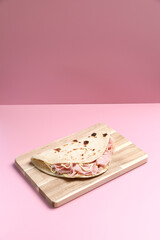 Italian cuisine , Piadina with Italian ham and cheese - 544598929