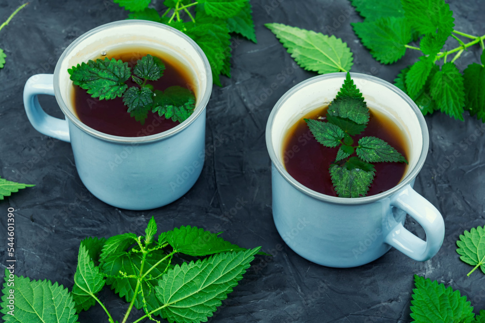 Poster medicinal herbal tea.