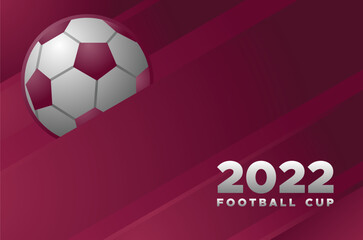 2022 Football Cup Background Idea