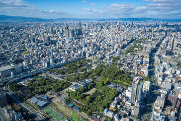 あべのハルカスから北西の風景【大阪風景】