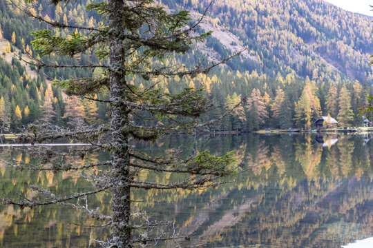 Lake Etrachsee  in the Austrian municipality of Krakau in the Murau district of Styria. It is 1,374 meters above sea level in the Krakau Valley, a high plateau in the Schladminger Tauern, Austria