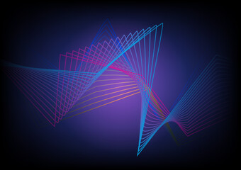 Abstract_Triangle_Wave_Blue_Background