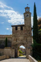 Fototapeta na wymiar Cordovado, medieval village in Pordenone province