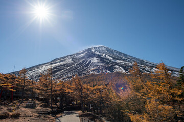 富士山5合目周辺（2022年11月上旬）