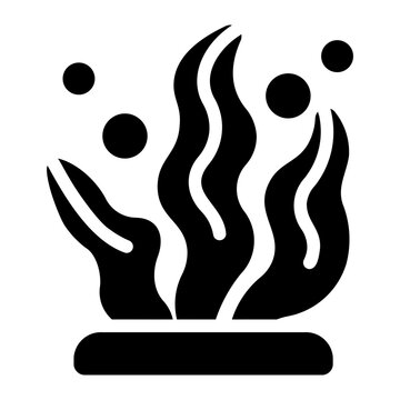 Seaweed Glyph Icon