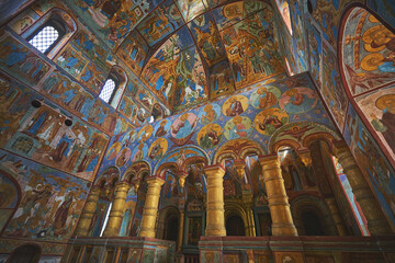 Obraz premium Church interior at Rostov Kremlin, Russia