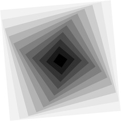 white gray black concentric squares optical design