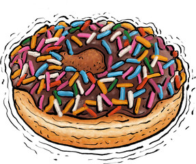 Donuts illustration
