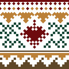 knitted squares digital design. Tribal love seamless pattern traditional background for texture, fabric, clothing, wraping, carpet, pattern. Abstract, vector, illustration