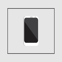 Vector cell Phone Icon, mobile symbol, touchscreen, smartphone, device