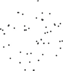 Polka dot. Hand drawn spots