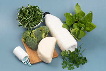 main sources of calcium for the body to help fight osteoporosis,