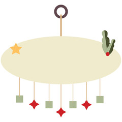 Unique Christmas Banner Vector Shapes