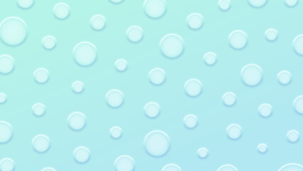 Neumorphic design with round shapes. Elegant abstract background for banner, presentation. Neumorphism vector illustration in mint shades.