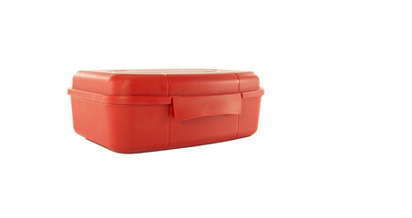 insulated red lunch box