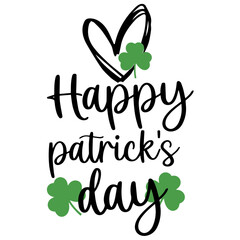 Happy patrick's day vector design 