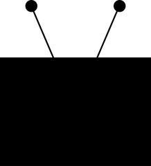 radio design illustration isolated on transparent background