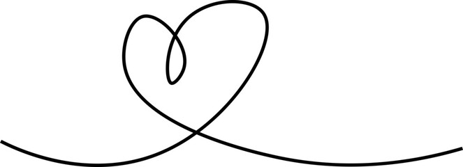 heart line vector design illustration isolated on transparent background
