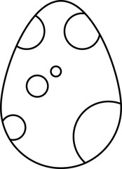 dragon egg design illustration isolated on transparent background