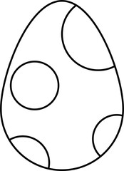 dragon egg design illustration isolated on transparent background