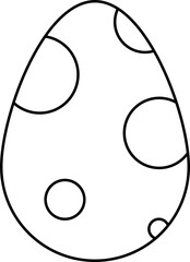 dragon egg design illustration isolated on transparent background