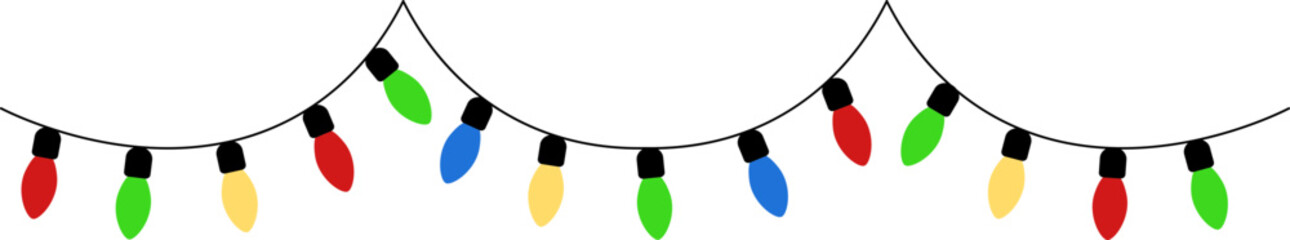 Christmas decorations design illustration isolated on transparent background