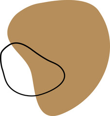 Abstract Organic Shape Vector Illustration