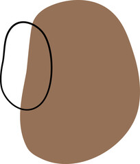 Abstract Organic Shape Vector Illustration