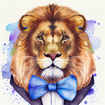 Lion In A Bowtie