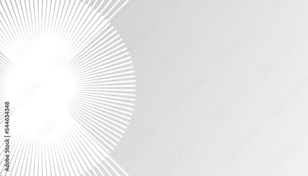 Wall mural minimal banner design with linear pattern. gray creative template. vector, 2022-2023
