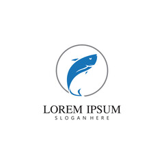 Fish logo template