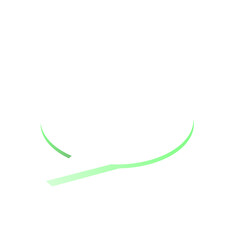 green speech buble with copy space of your text, 3d buble icons, cloud chat icons