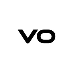 VO letter logo design with white background in illustrator, vector logo modern alphabet font overlap style. calligraphy designs for logo, Poster, Invitation, etc.