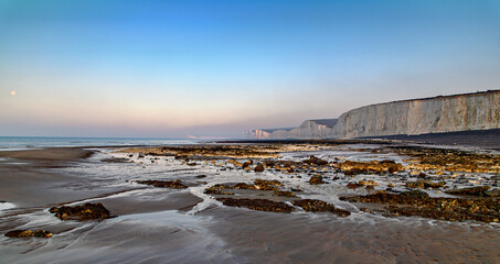 Birling Gap and Seven Sisters in early spring sun