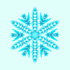 christmas tree snowflake