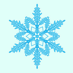 snowflakes on a white background