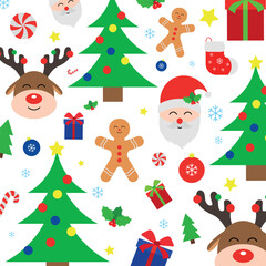 New Year pattern, winter background