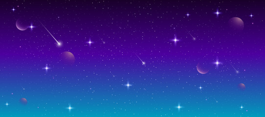 Obraz na płótnie Canvas Galaxy space with stars well use as astronomy background