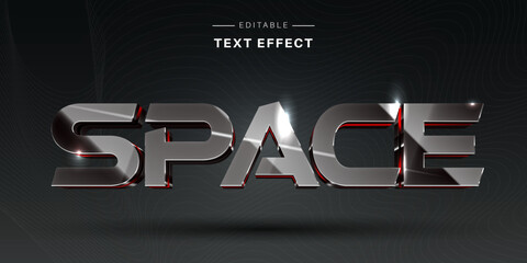 3D Metallic Luxury Text Effect