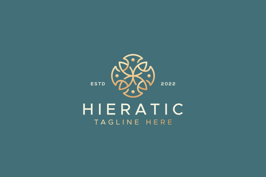 Hieratic Sacred Religion Luxury Sign Symbol Business Fragrance Jewel, Fashion and Beauty.