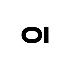 OI letter logo design with white background in illustrator, vector logo modern alphabet font overlap style. calligraphy designs for logo, Poster, Invitation, etc.