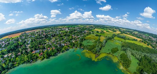 Hechendorf am nördlichen Pilsensee im Luftbild