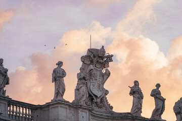 Vatican Saints - Saint Peter's Square - Rome Italy