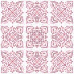 Seamless pattern decorative, flower pattern in vintage mandala style for tattoos, fabrics or decorations and more	